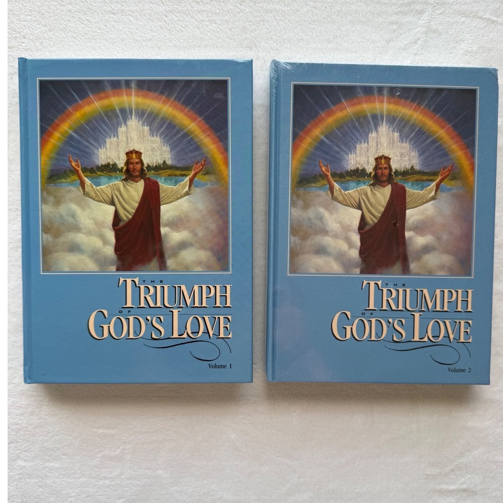 The Triumph of God's Love Volume‎ 1 And 2 Hardback Book by E.G. White 1950